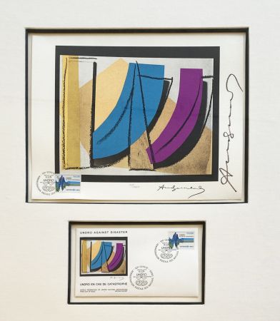 Lithographie Warhol - U.N. Stamp, II.185
