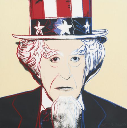 Sérigraphie Warhol - Uncle Sam (FS II.259)