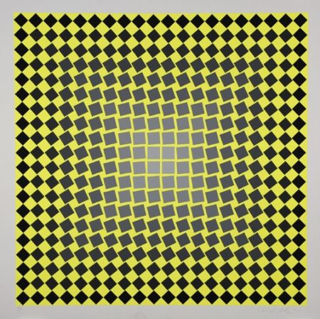 Sérigraphie Vasarely - Unitled