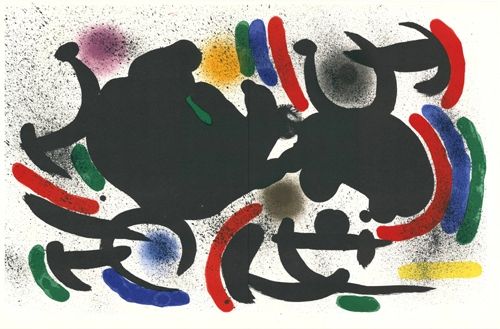 Lithographie Miró - Untitled