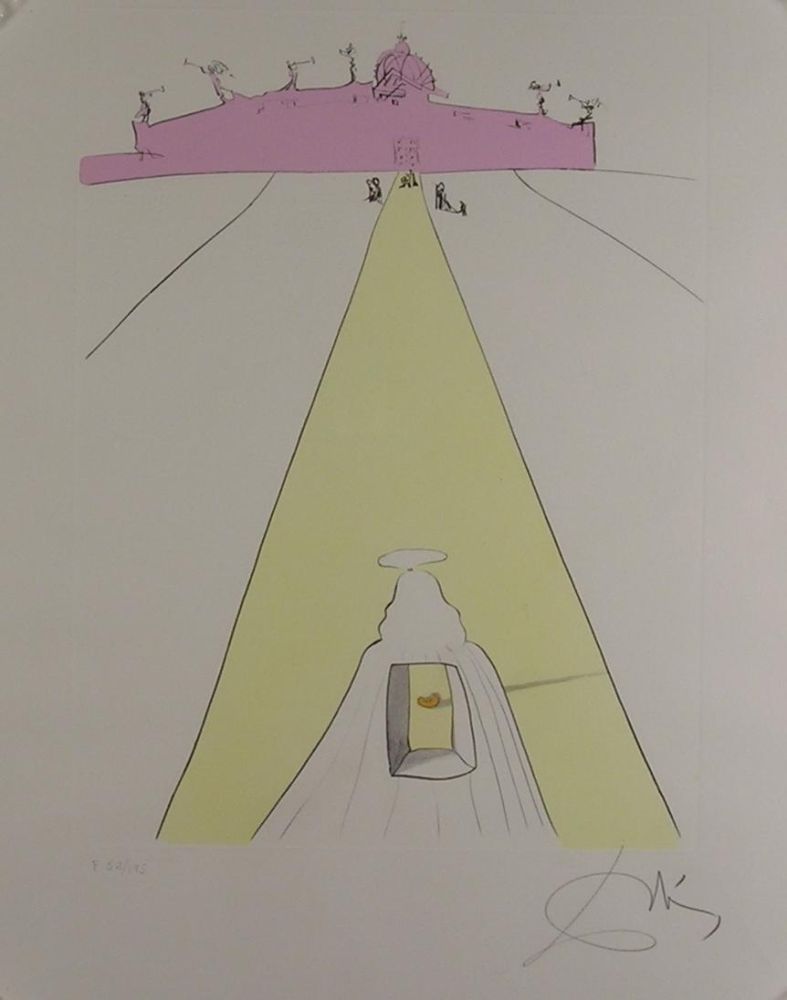 Lithographie Dali - UNTITLED