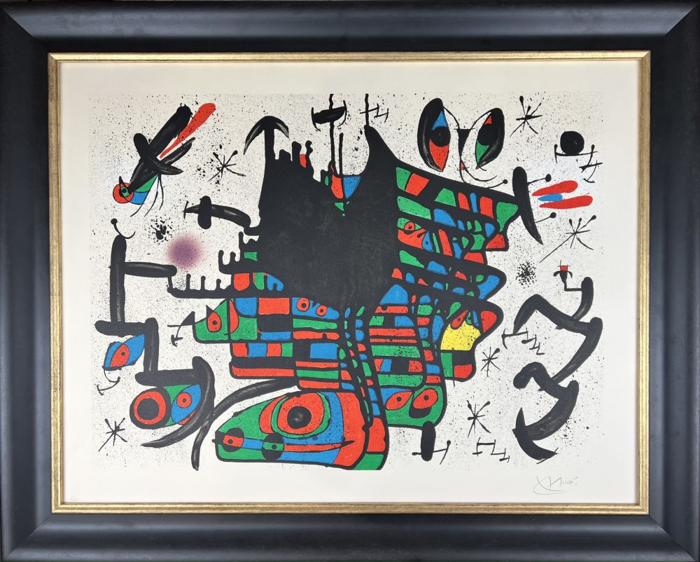 Lithographie Miró - Untitled