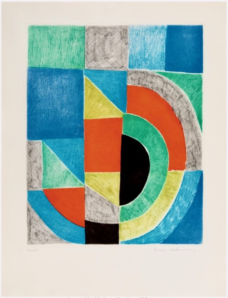 Eau-Forte Et Aquatinte Delaunay - Untitled