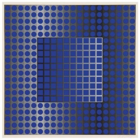 Sérigraphie Vasarely - Untitled