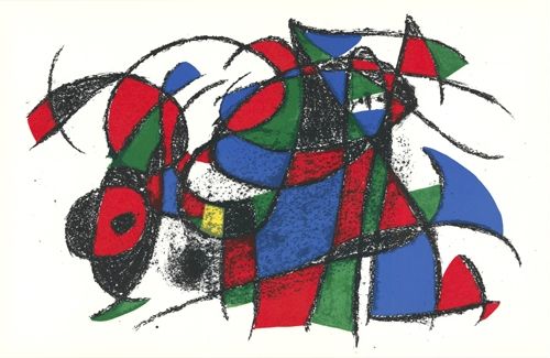 Lithographie Miró - Untitled