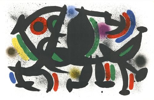 Lithographie Miró - Untitled