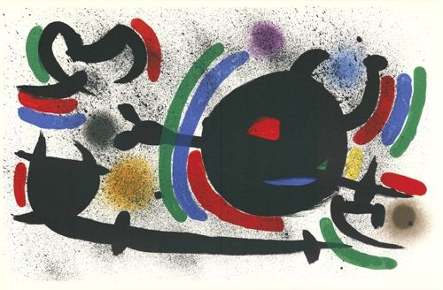 Lithographie Miró - Untitled