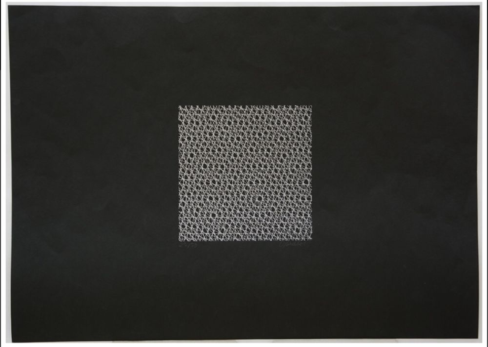 Sérigraphie Morellet - Untitled 