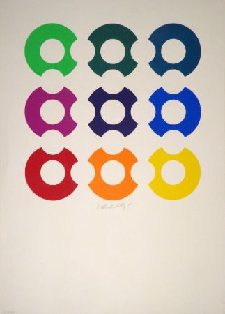 Sérigraphie Vasarely - Untitled