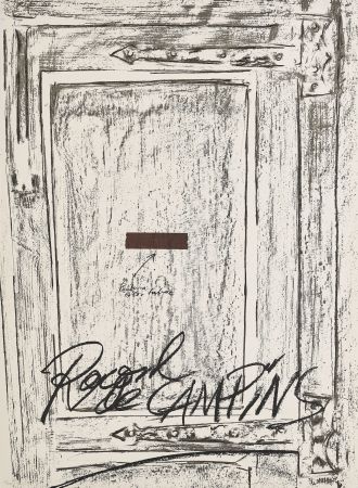 Lithographie Tàpies - Untitled 