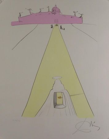 Lithographie Dali - UNTITLED