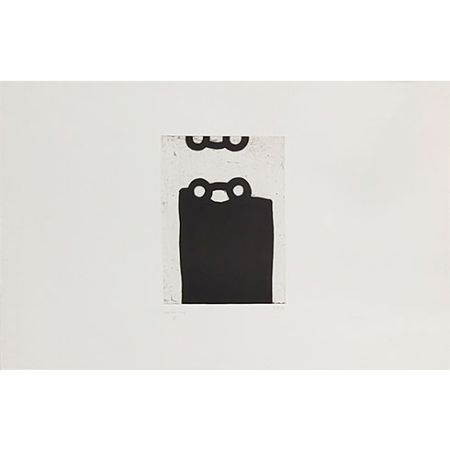 Aquatinte Chillida - Untitled