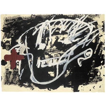 Eau-Forte Et Aquatinte Tàpies - Untitled