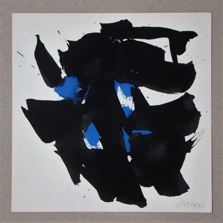 Lithographie Soulages - Untitled