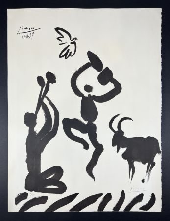 Lithographie Picasso - Untitled