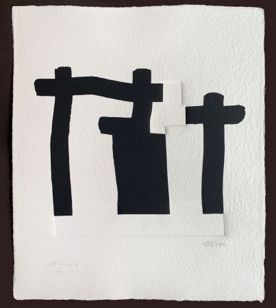 Sérigraphie Chillida - Untitled