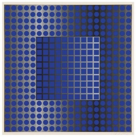 Sérigraphie Vasarely - Untitled