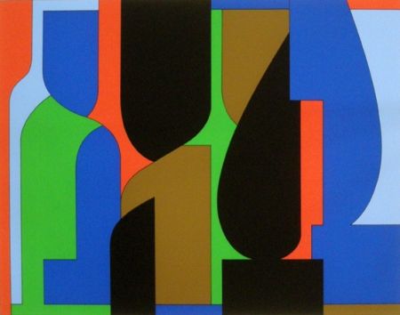 Sérigraphie Vasarely - Untitled