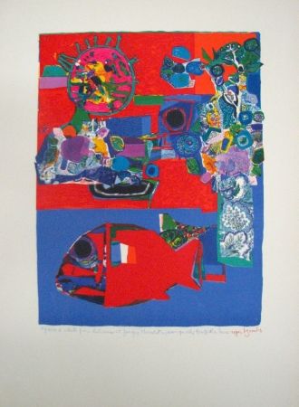Lithographie Bezombes - Untitled