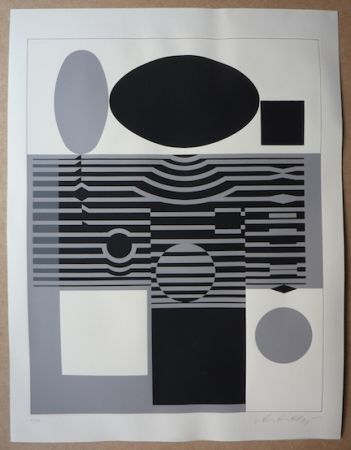 Sérigraphie Vasarely - Untitled