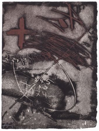 Gravure Tàpies - Untitled