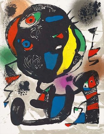 Lithographie Miró - Untitled