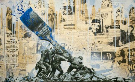 Sérigraphie Mr Brainwash - Untitled