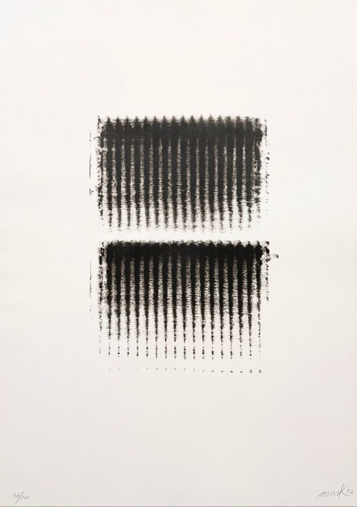 Sérigraphie Mack - Untitled - Struktur