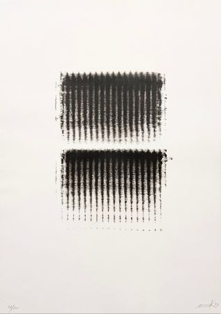 Sérigraphie Mack - Untitled - Struktur
