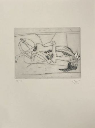 Eau-Forte Et Aquatinte Matta - Untitled 212 (From the New School)