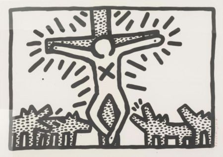 Lithographie Haring - Untitled 6 (Gladstone)