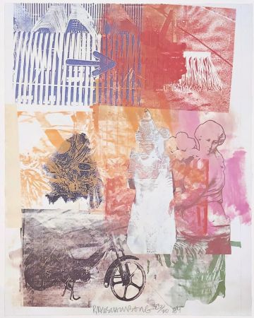 Lithographie Rauschenberg - Untitled (Arrow)