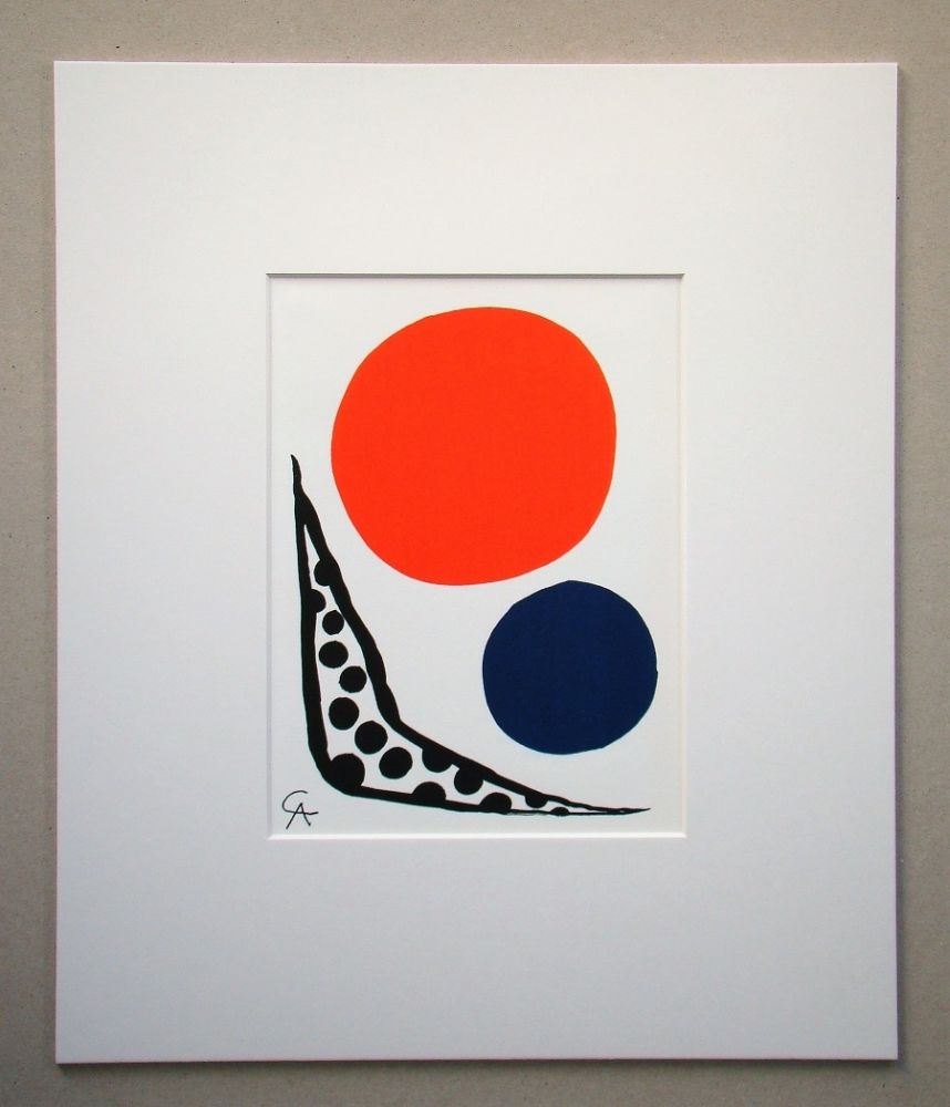 Lithographie Calder - Untitled composition