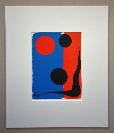 Lithographie Calder - Untitled composition