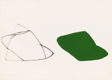 Lithographie Shapiro - Untitled (Double Green)
