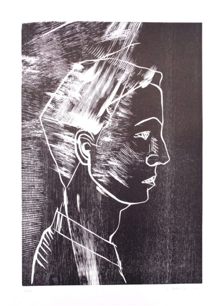 Gravure Sur Bois Balkenhol - Untitled (Etched Silence)