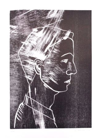 Gravure Sur Bois Balkenhol - Untitled (Etched Silence)