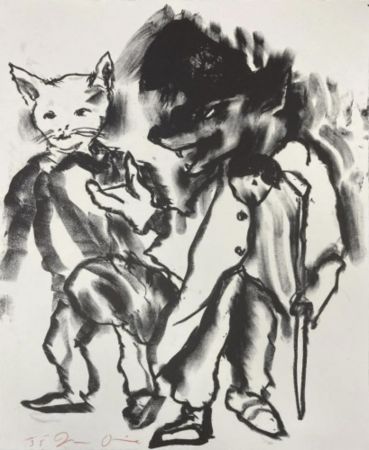 Lithographie Dine - Untitled from Pinocchio Suite