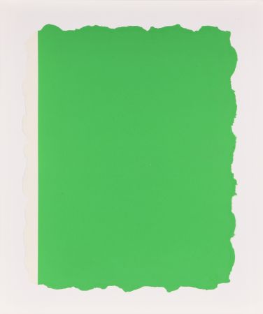 Aquatinte Flavin - Untitled, from Sequences - Green