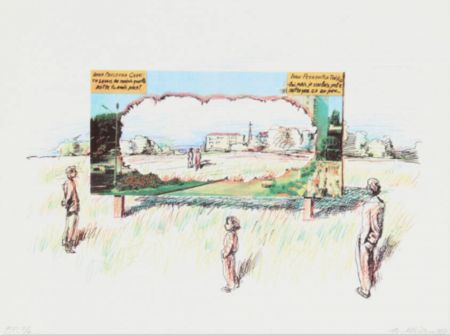 Sérigraphie Kabakov - Untitled (From The Edge of Awareness)