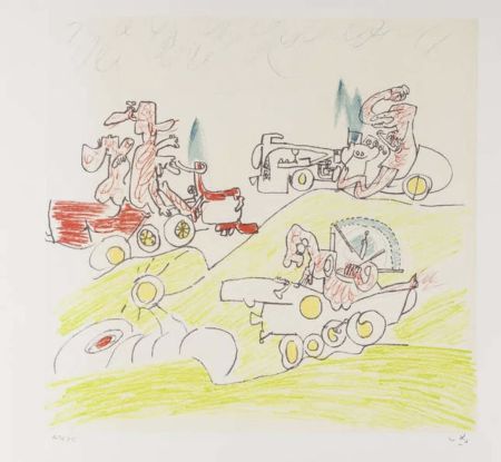 Sérigraphie Matta - Untitled (from The International Association of Art Portfolio)