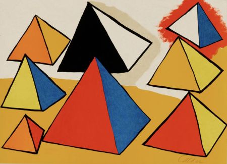 Lithographie Calder - Untitled (from the La memoire elementaire portfolio)