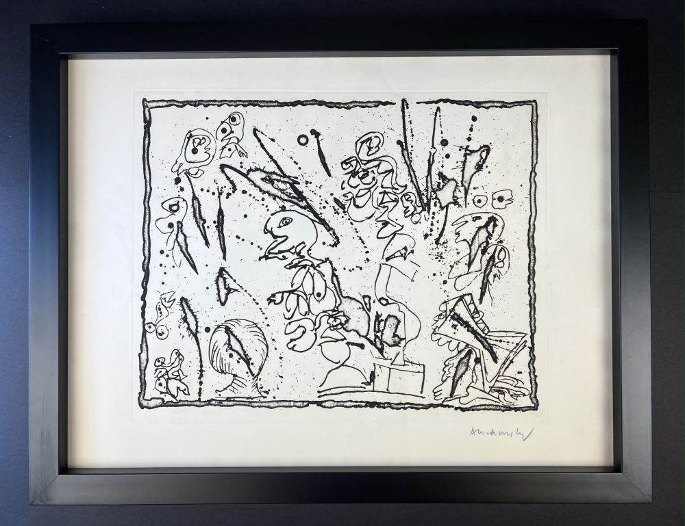 Gravure Alechinsky - Untitled from The Test of the Title (Le Test du titre)