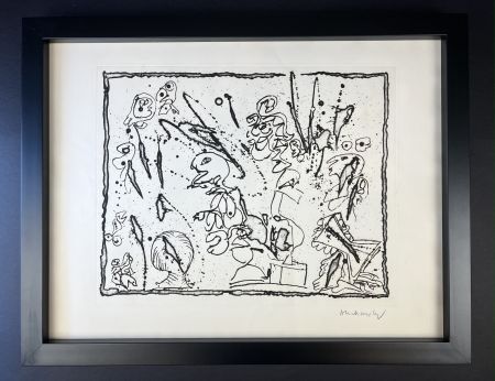 Gravure Alechinsky - Untitled from The Test of the Title (Le Test du titre)