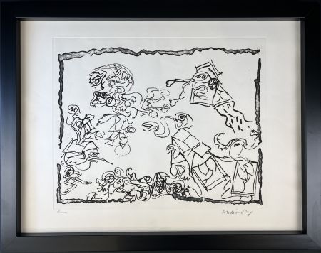 Gravure Alechinsky - Untitled from The Test of the Title (Le Test du titre)