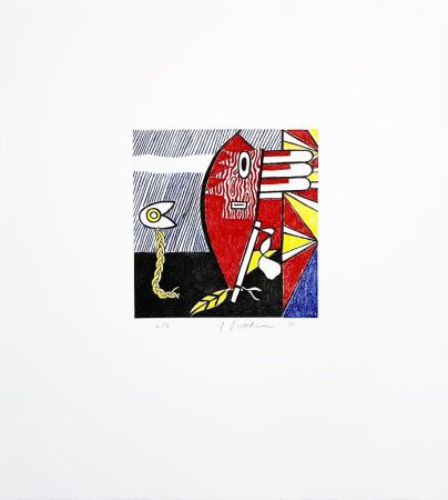 Gravure Lichtenstein - Untitled I