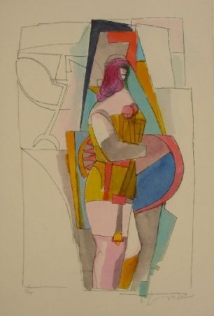 Lithographie Lindner - Untitled II 