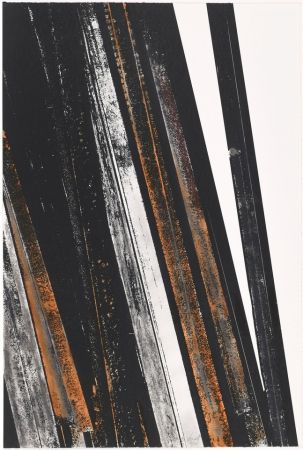 Sérigraphie Venet - Untitled II (Lignes droites)
