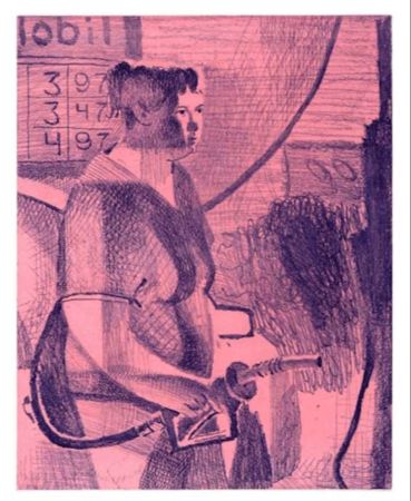 Gravure Bollinger - Untitled (Pump Station Pause)