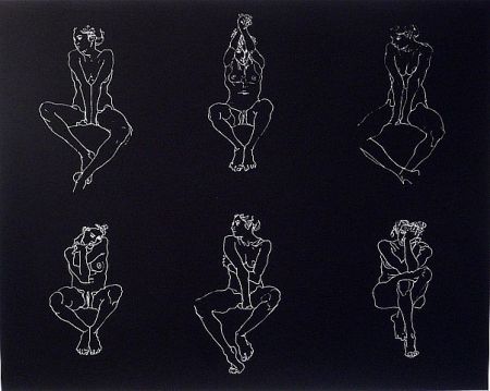 Sérigraphie Graham - Untitled, Six Nudes